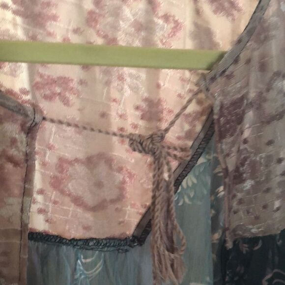 Loralette 1X Pink Brown Kimono - Picture 5 of 7